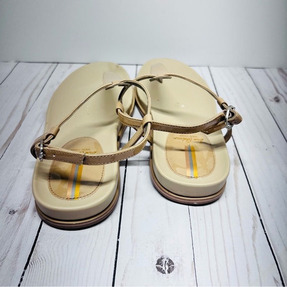 Sam Edelman Naomi T Strap Thong Beige Sandals Size 8.5 - Picture 7 of 10